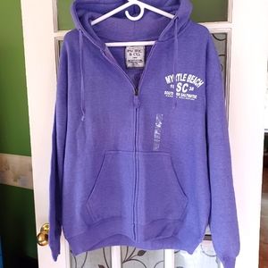 Hooded jacket purple women's size large myrtle beach South Carolina